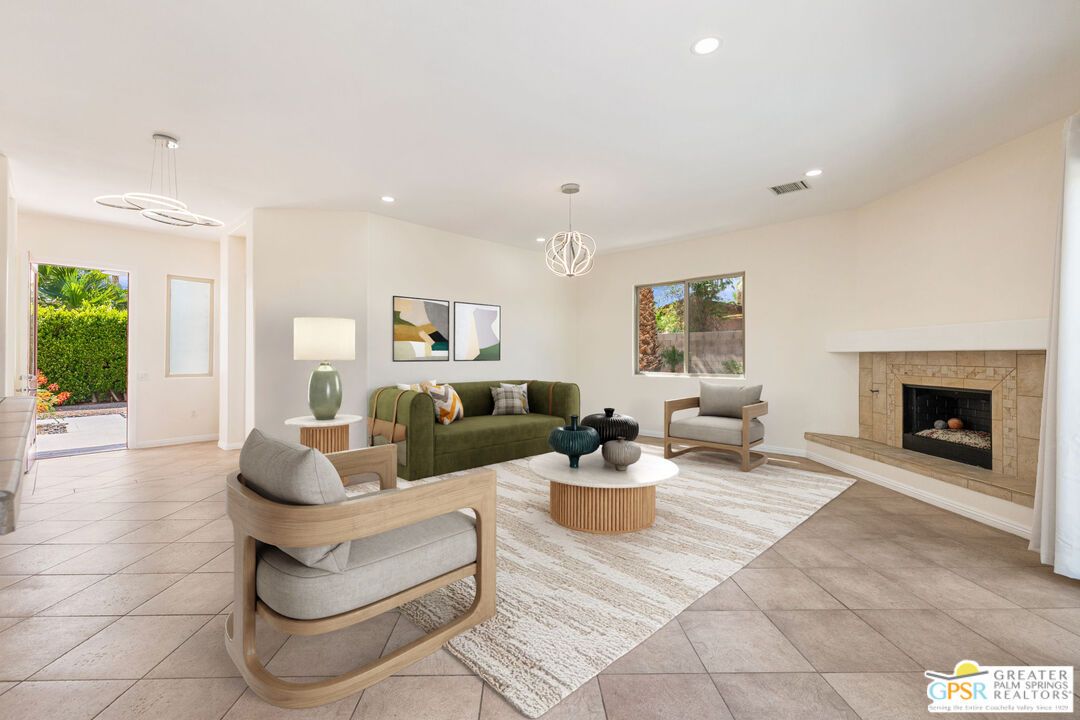 Fireplace, Interior, Living room, Pendant Lights, Recessed Lighting