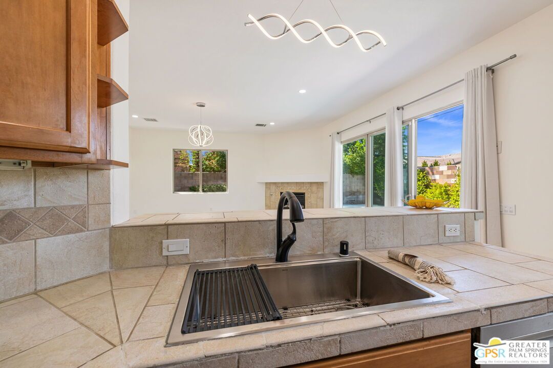 Interior, Kitchen, Pendant Lights, Recessed Lighting, Tile Countertops