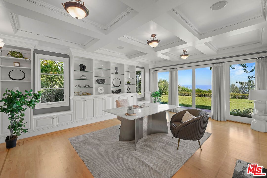 Home Office, Interior, Wood Texture Flooring