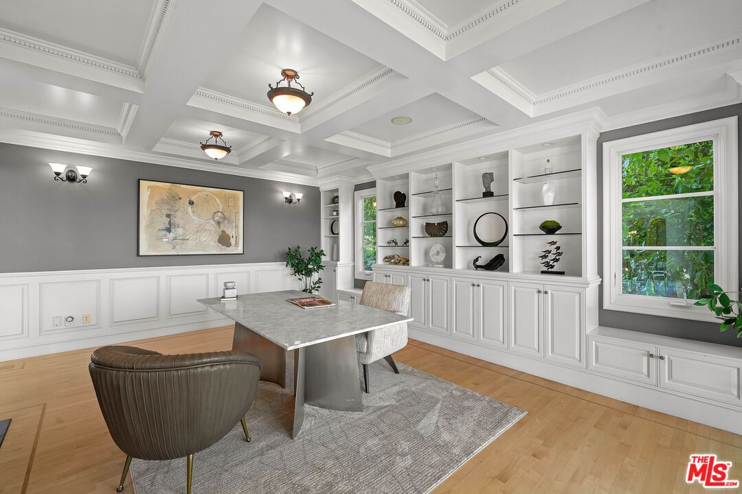 Home Office, Interior, Wood Texture Flooring