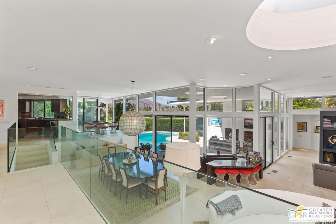 Dining room, Fireplace, Interior, Living room, Pendant Lights, Recessed Lighting