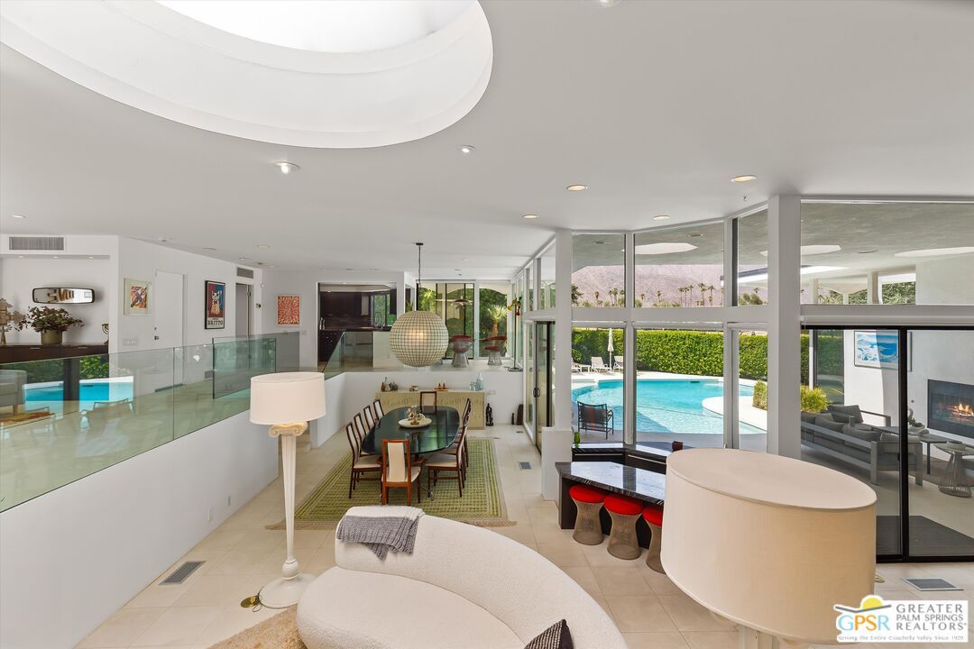 Dining room, Fireplace, Interior, Living room, Pendant Lights, Recessed Lighting