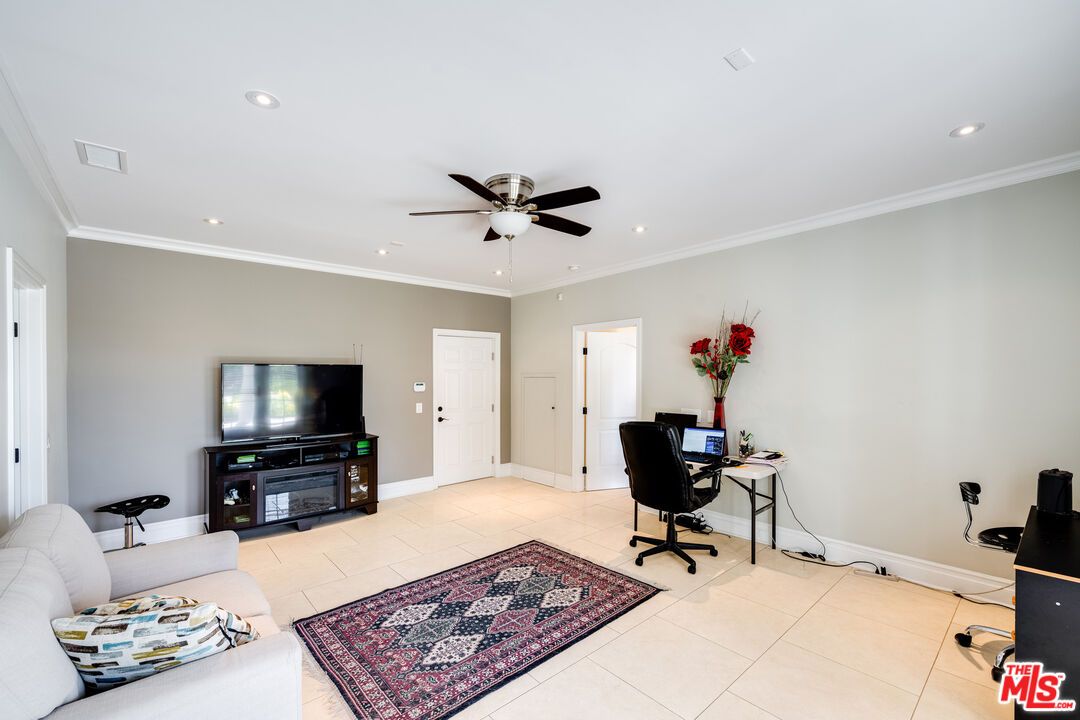 Home Office, Interior, Recessed Lighting