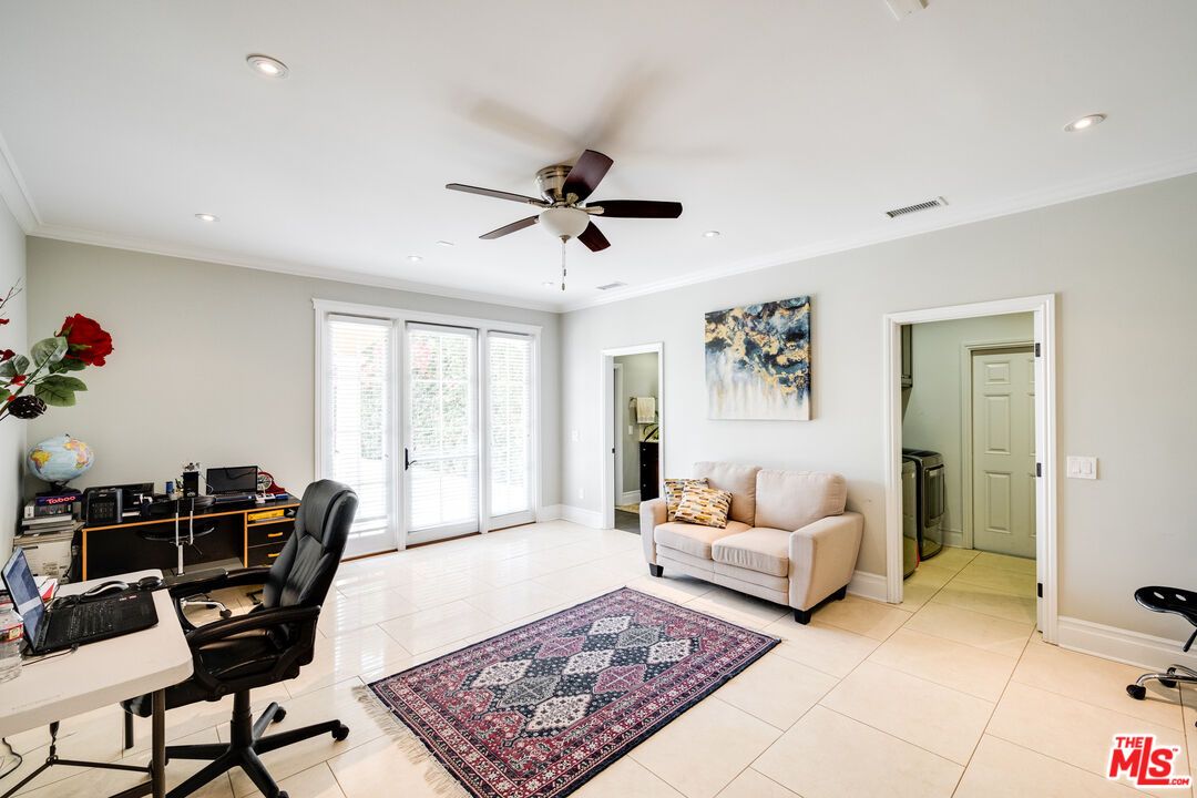 Home Office, Interior, Recessed Lighting