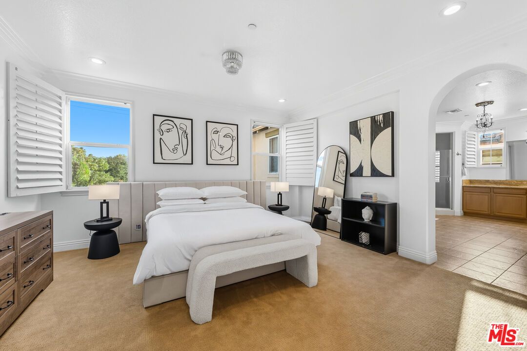 Bedroom, Interior, Recessed Lighting