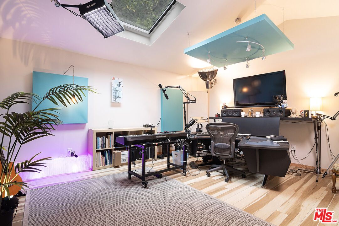 Home Office, Interior, Wood Texture Flooring