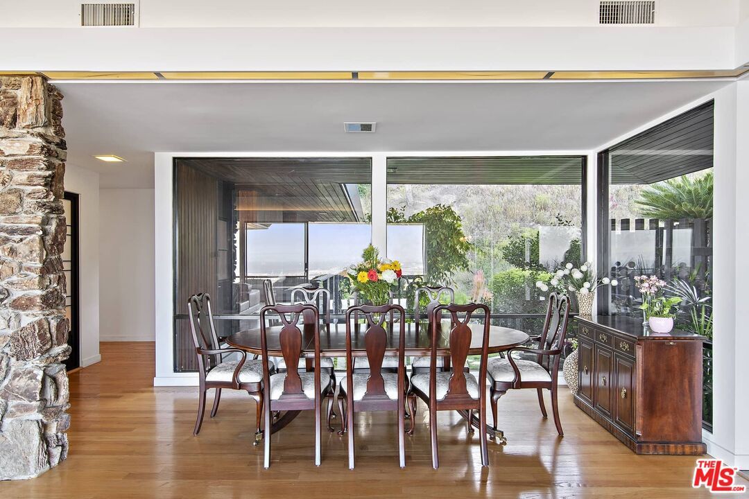 Dining room, Interior, Wood Texture Flooring