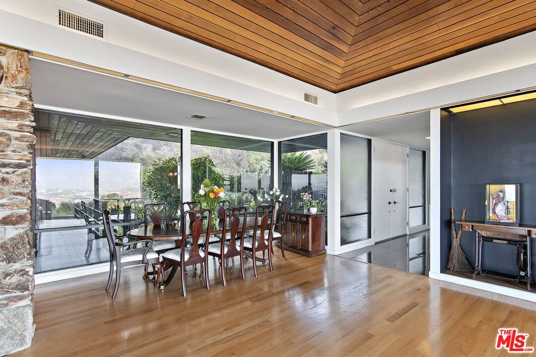 Dining room, Interior, Wooden Ceilings, Wood Texture Flooring