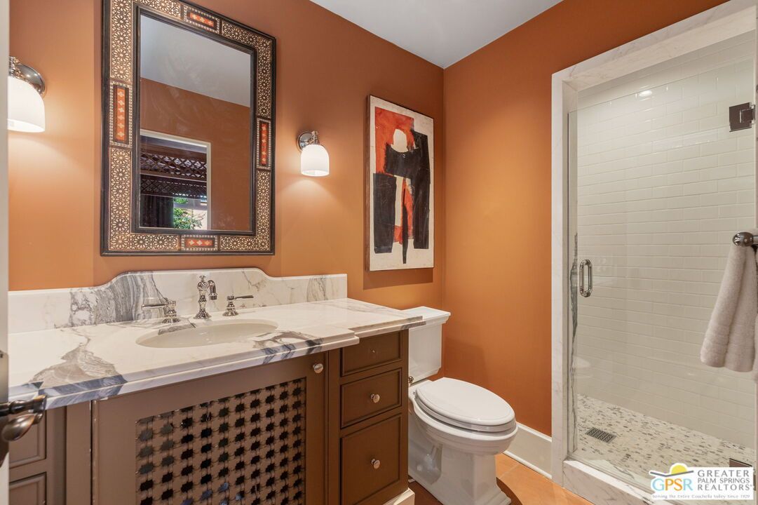 Bathroom, Glass Shower, Interior, Tile Countertops