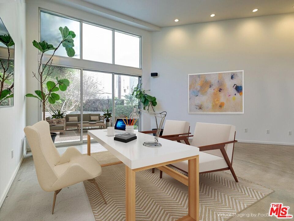 Home Office, Interior, Recessed Lighting