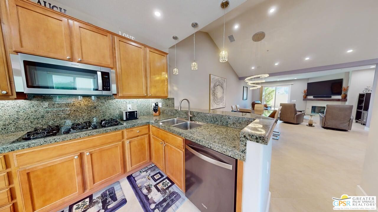 Dining room, Interior, Kitchen, Living room, Pendant Lights, Recessed Lighting