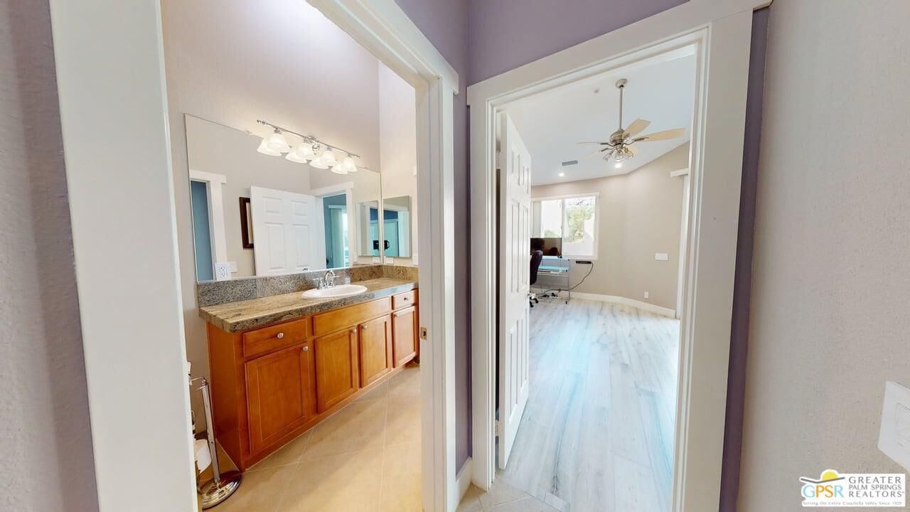 Bathroom, Interior, Marble, Recessed Lighting, Wood Texture Flooring