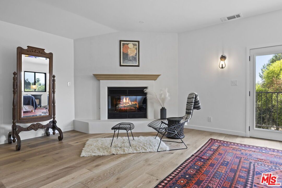 Fireplace, Interior, Wood Texture Flooring