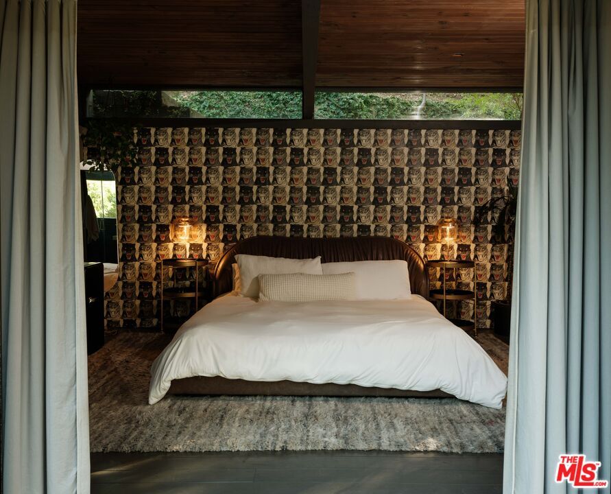 Bedroom, Interior, Wooden Ceilings