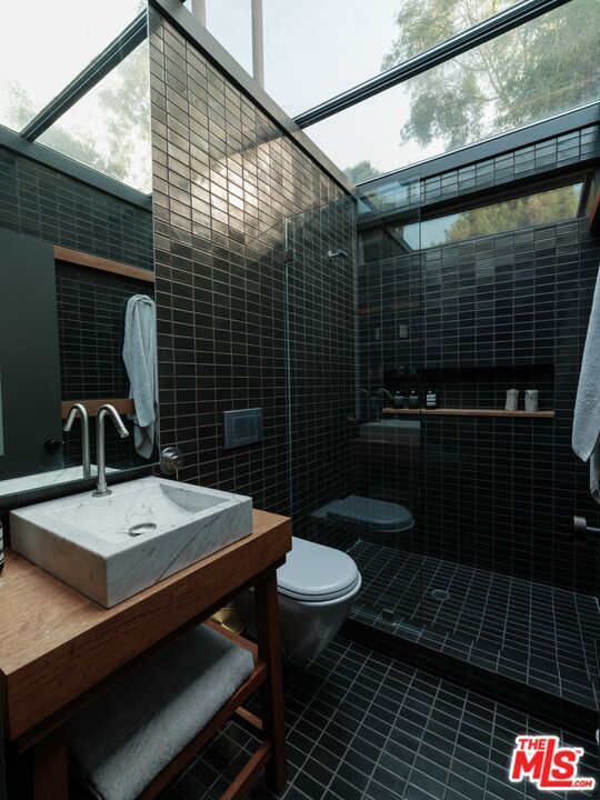 Bathroom, Glass Shower, Interior