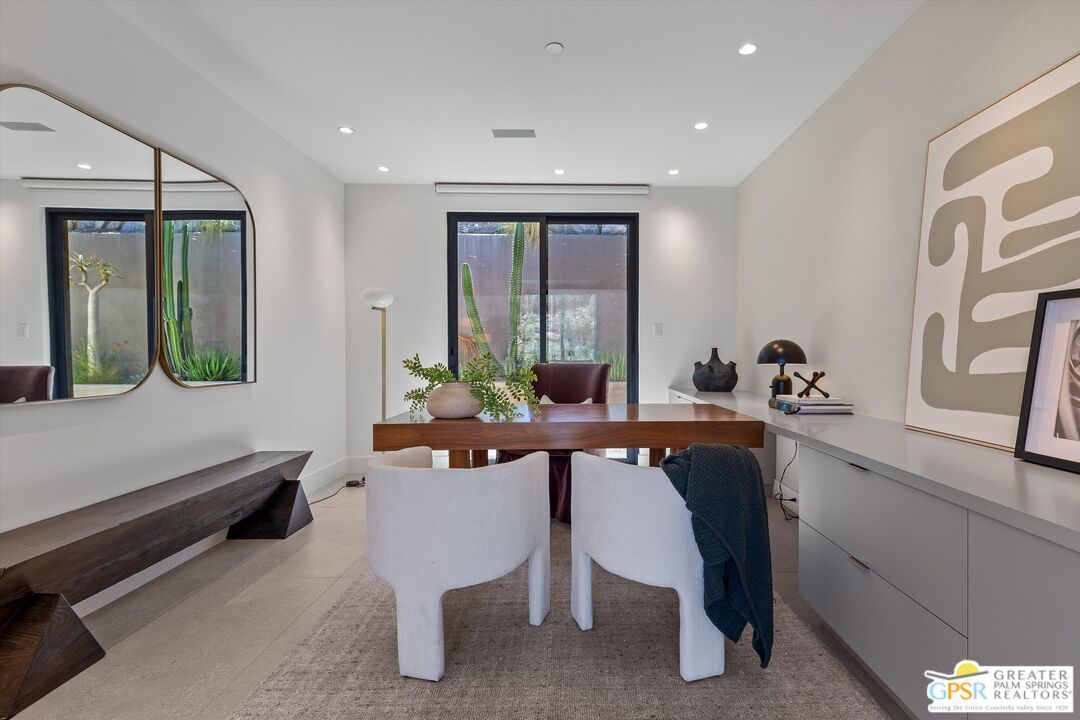 Home Office, Interior, Recessed Lighting