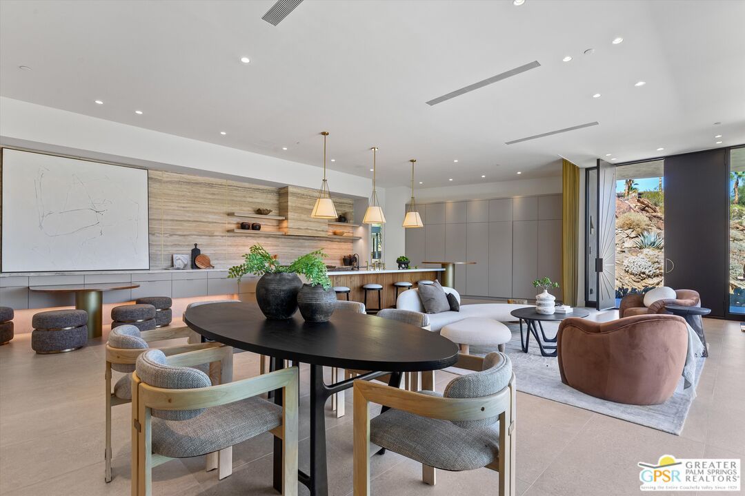 Dining room, Interior, Living room, Pendant Lights, Recessed Lighting