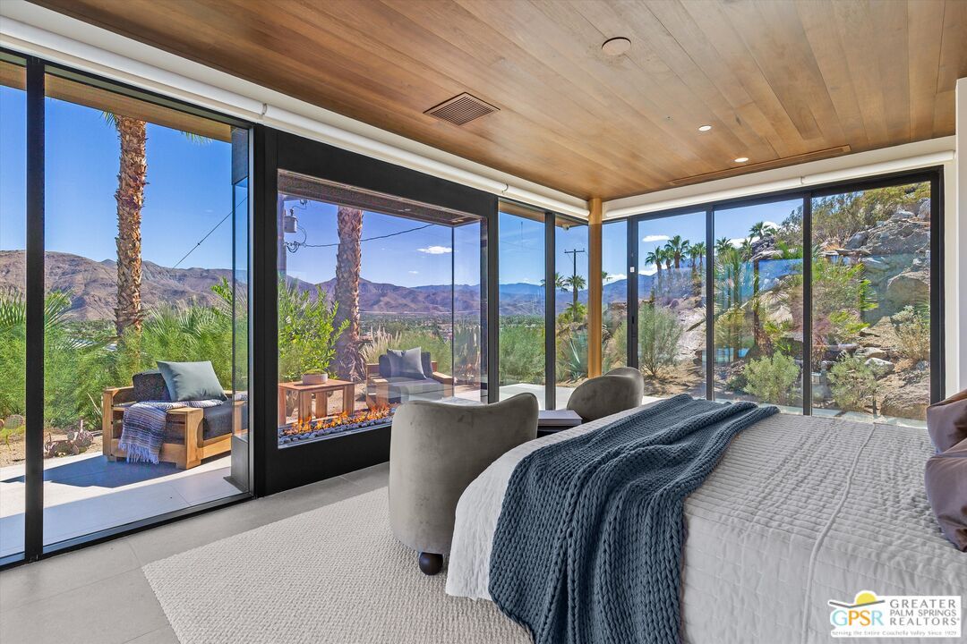 Bedroom, Interior, Recessed Lighting, Wooden Ceilings