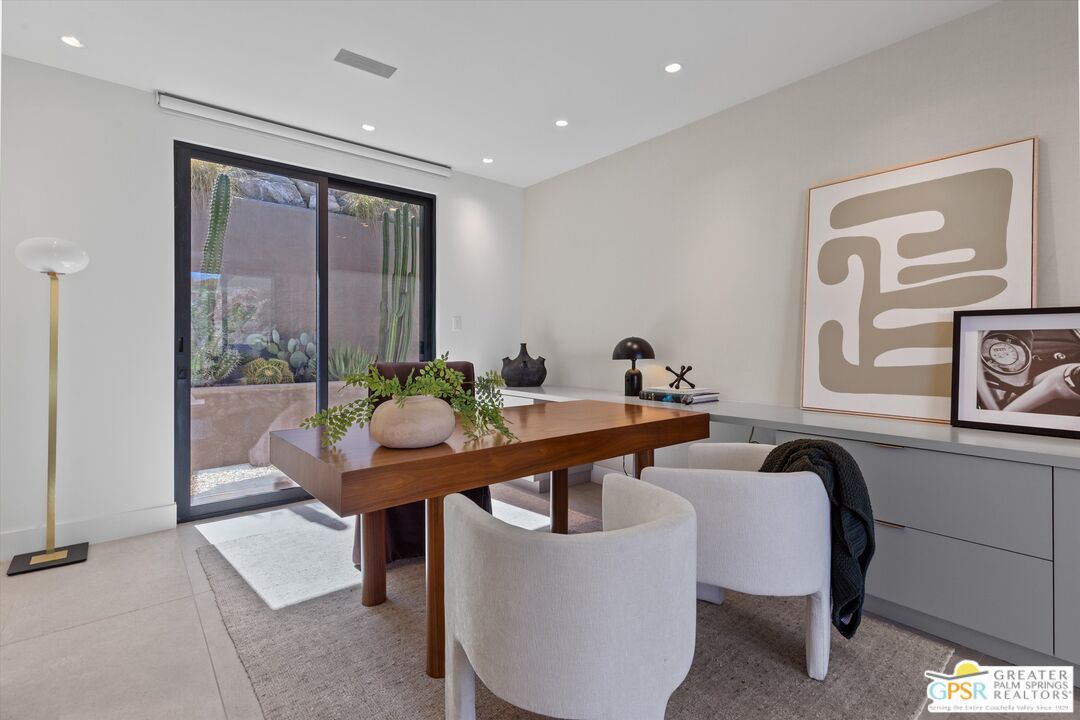 Home Office, Interior, Recessed Lighting