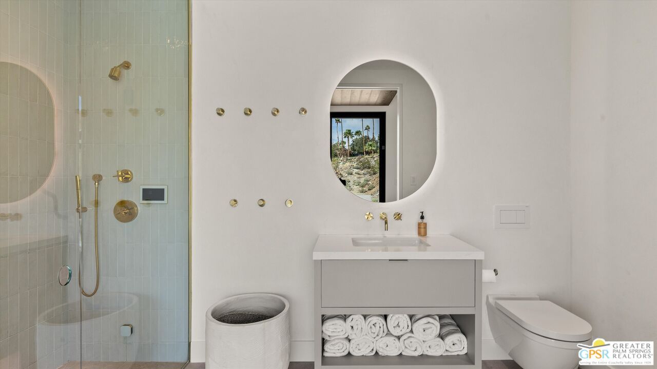 Bathroom, Glass Shower, Interior