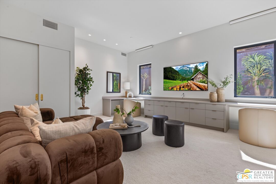 Interior, Living room, Recessed Lighting