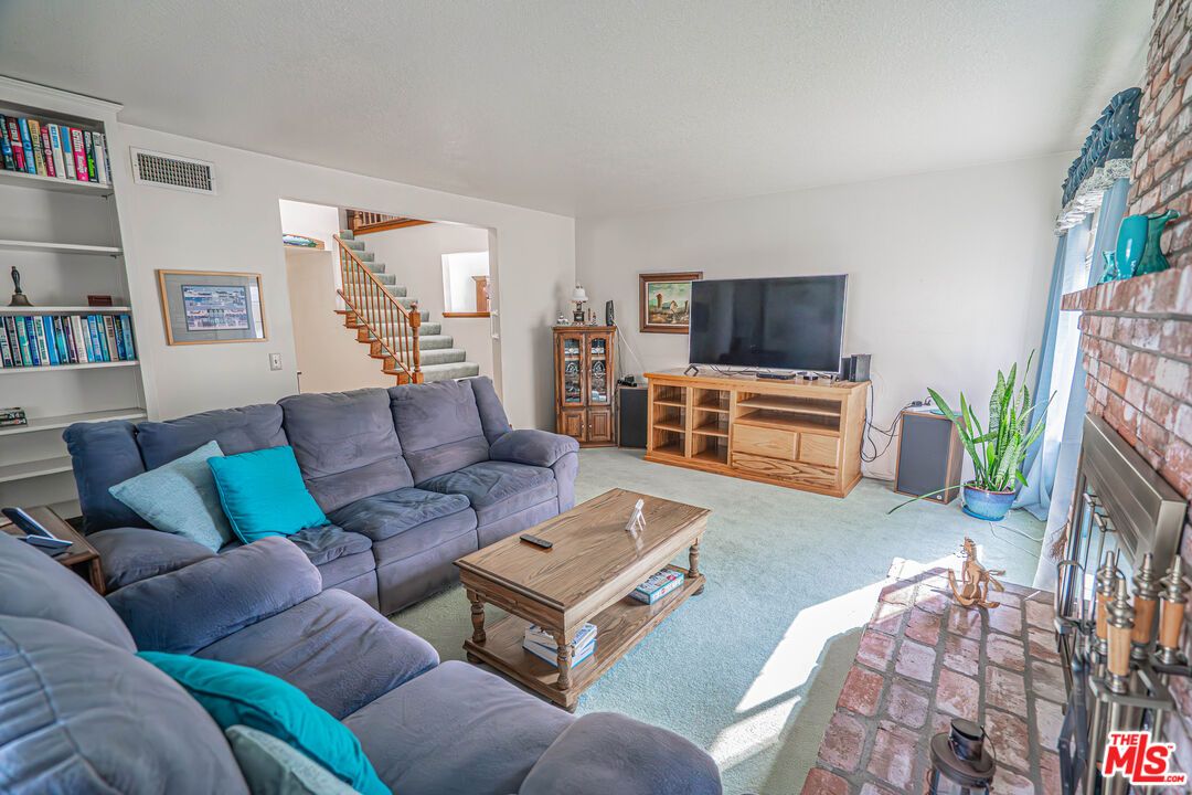 Interior, Living room, Stone Walls