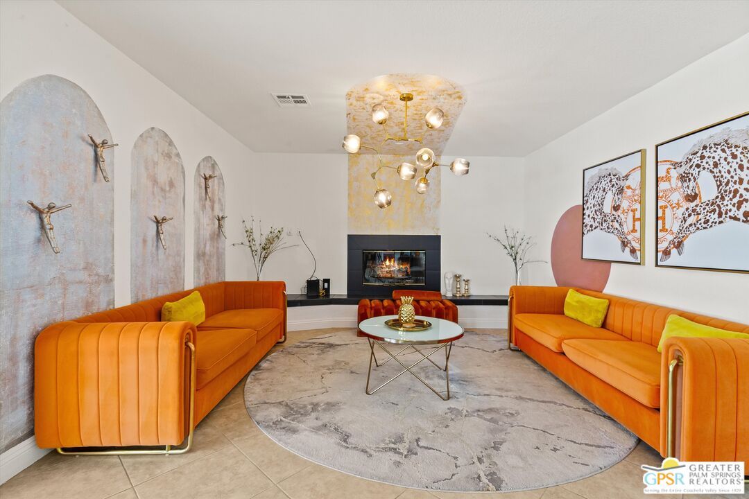 Fireplace, Interior, Living room, Pendant Lights