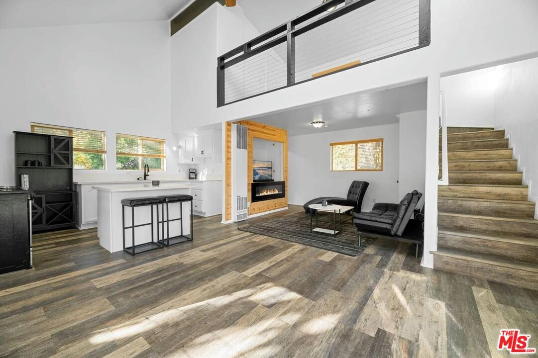 Fireplace, Interior, Wood Texture Flooring