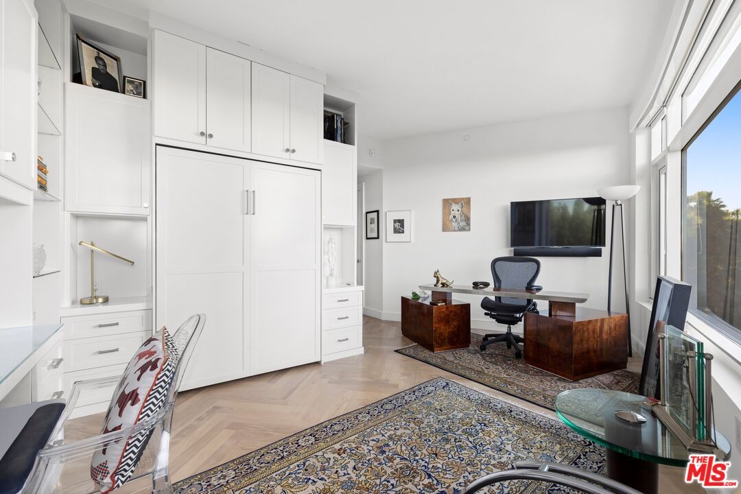 Home Office, Interior, Wood Texture Flooring