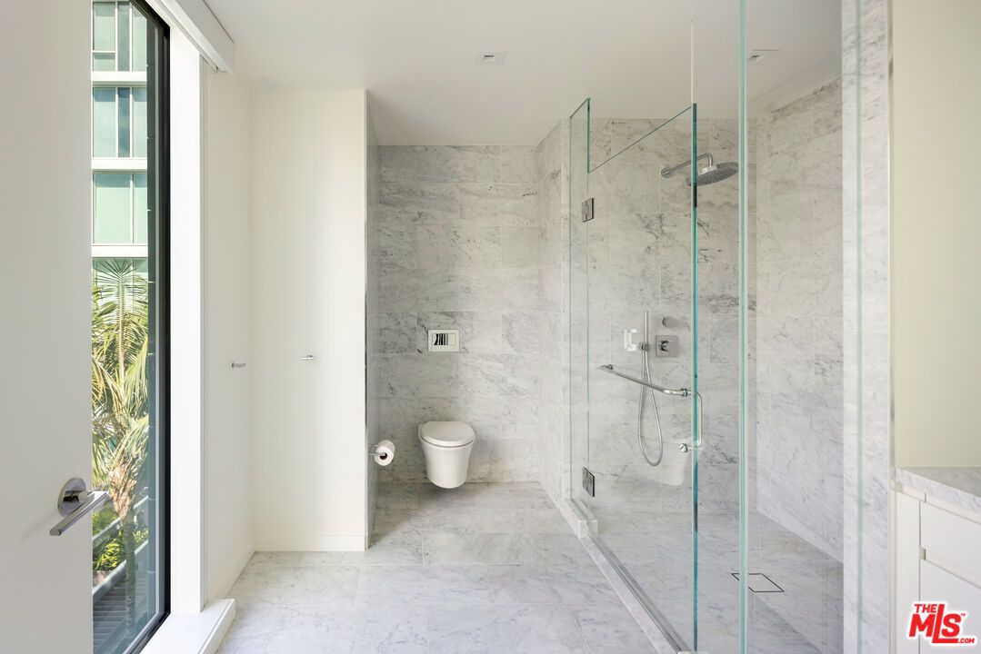 Bathroom, Glass Shower, Interior, Marble, Marble Walls