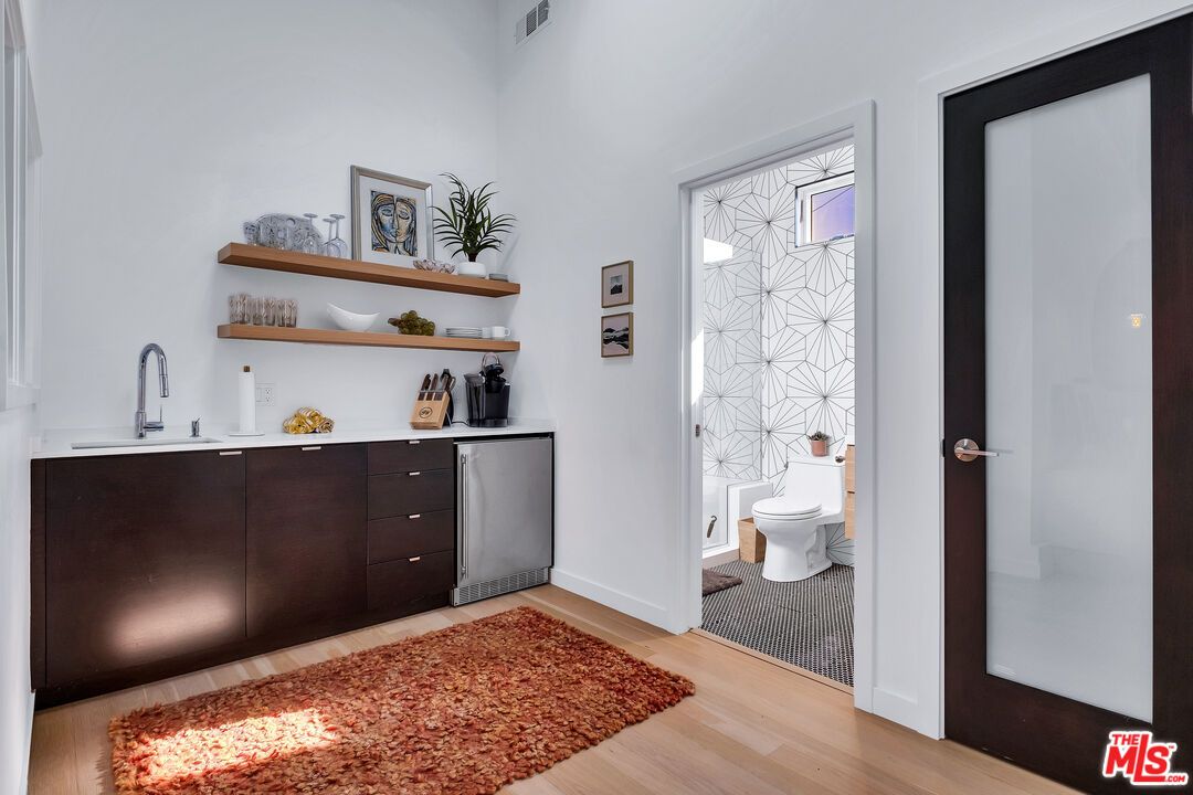 Bathroom, Interior, Wood Texture Flooring