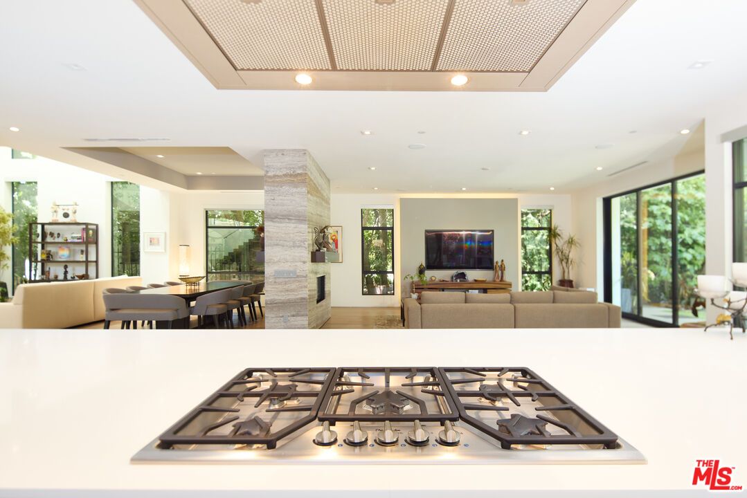 Dining room, Fireplace, Interior, Kitchen, Living room, Recessed Lighting