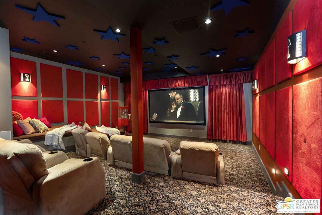Home Theatre Room, Interior, Projection Screen, Recessed Lighting, Theatre Room