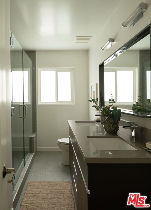 Bathroom, Dual Sink Vanities, Glass Shower, Interior