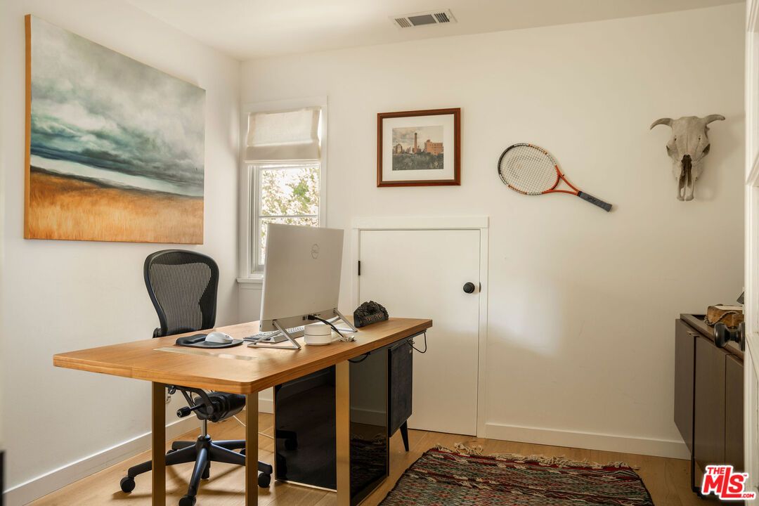 Home Office, Interior, Wood Texture Flooring