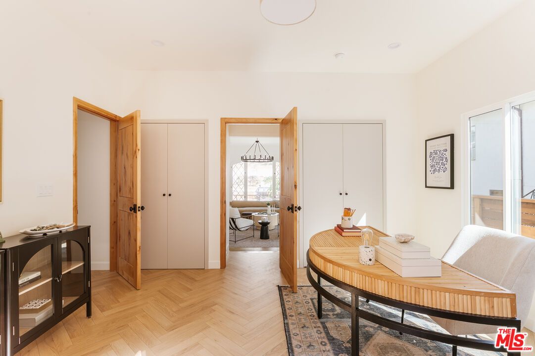 Home Office, Interior, Wood Texture Flooring