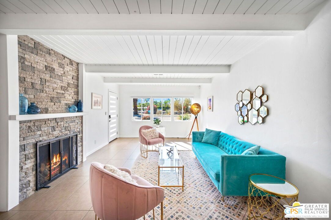 Fireplace, Interior, Living room, Stone Walls