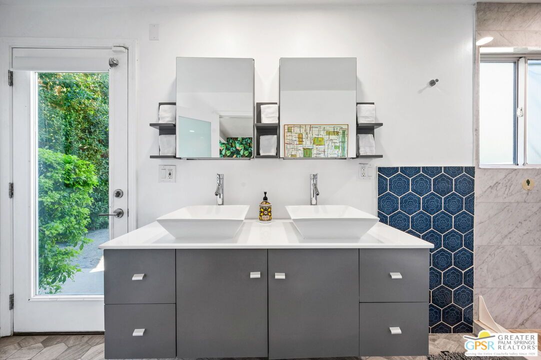 Bathroom, Dual Sink Vanities, Interior, Marble Walls