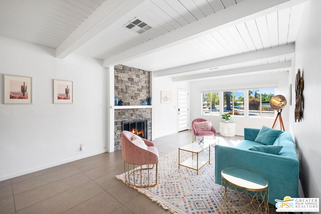 Fireplace, Interior, Living room, Stone Walls