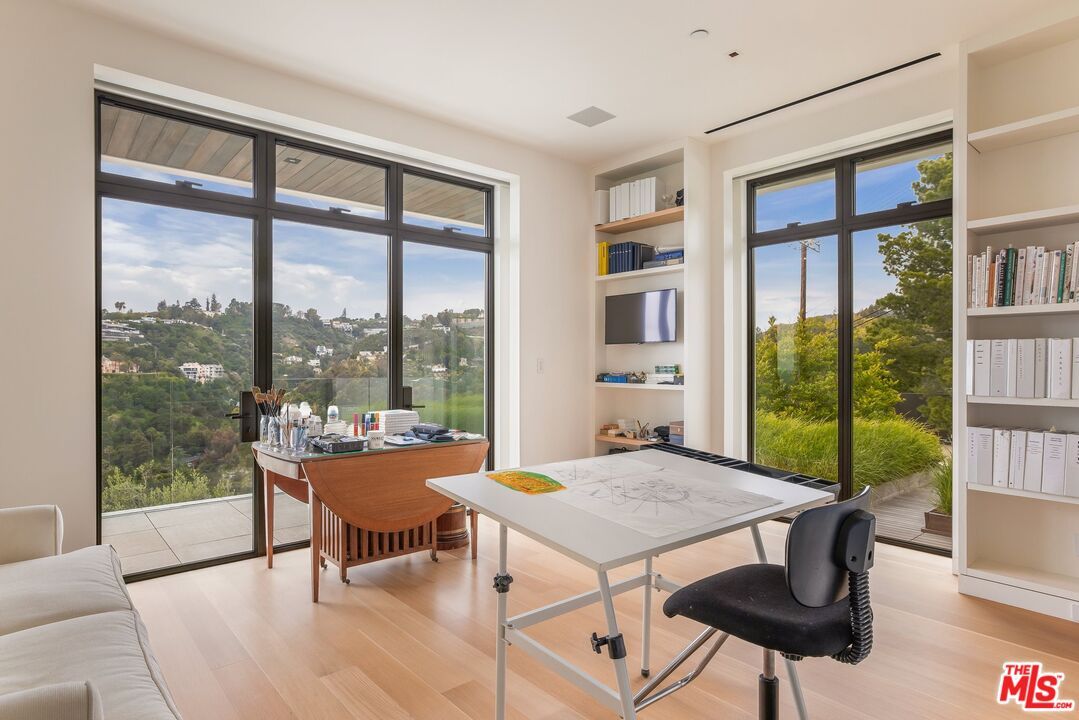Home Office, Interior, Wood Texture Flooring
