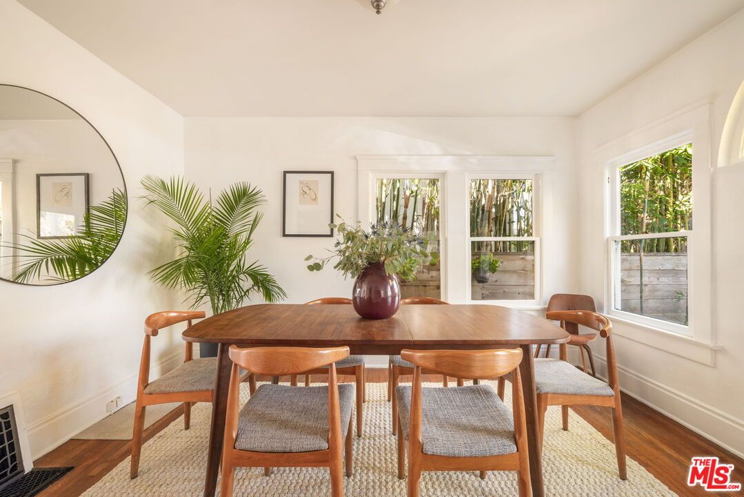 Dining room, Interior, Wood Texture Flooring
