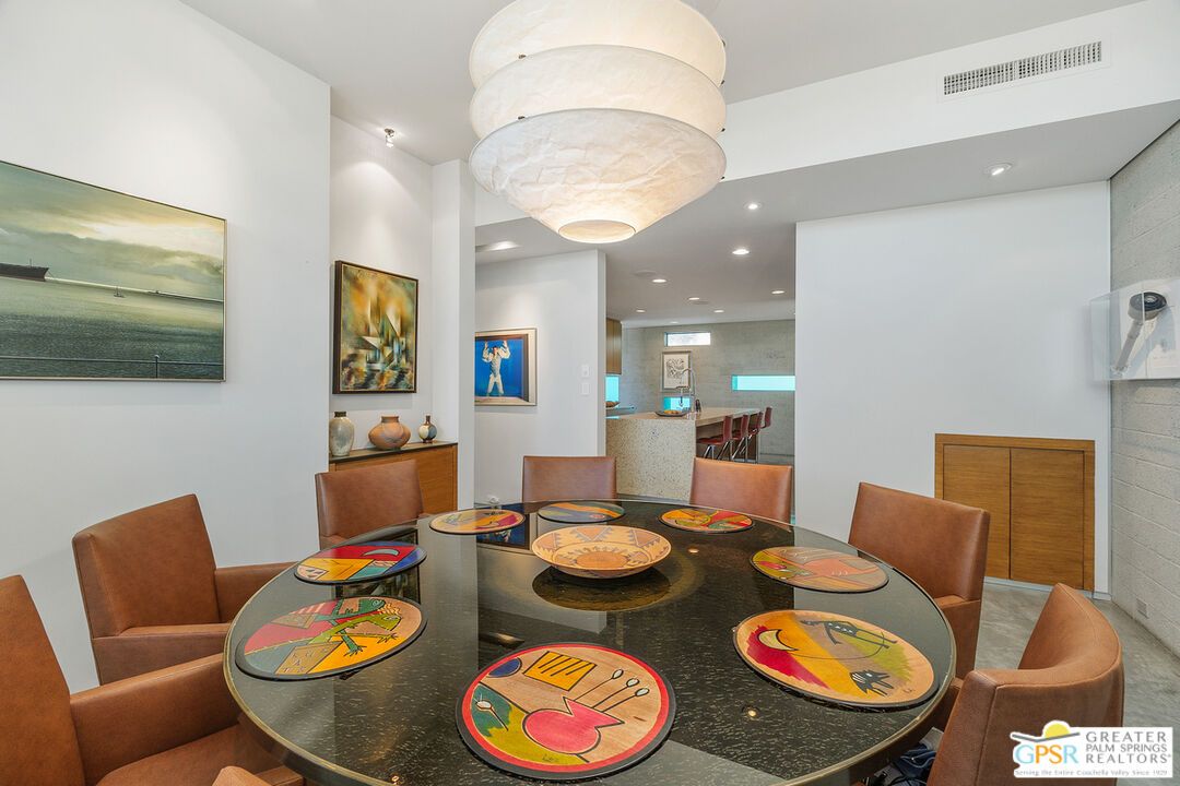 Dining room, Interior, Pendant Lights, Recessed Lighting