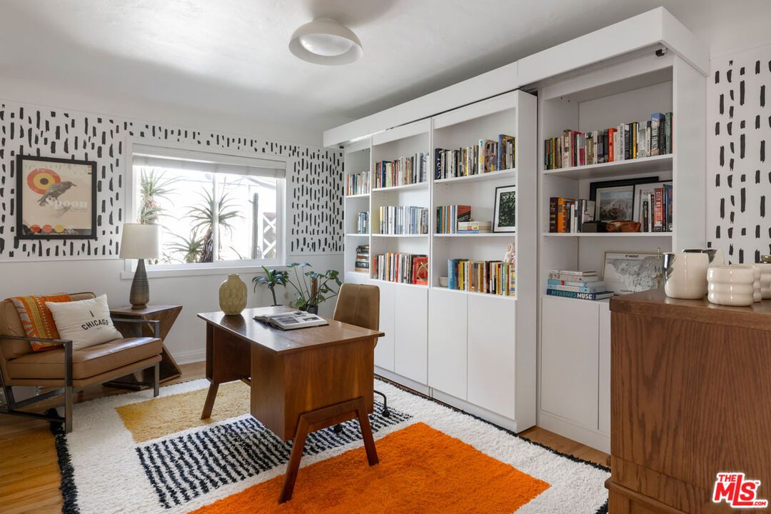 Home Office, Interior, Wood Texture Flooring