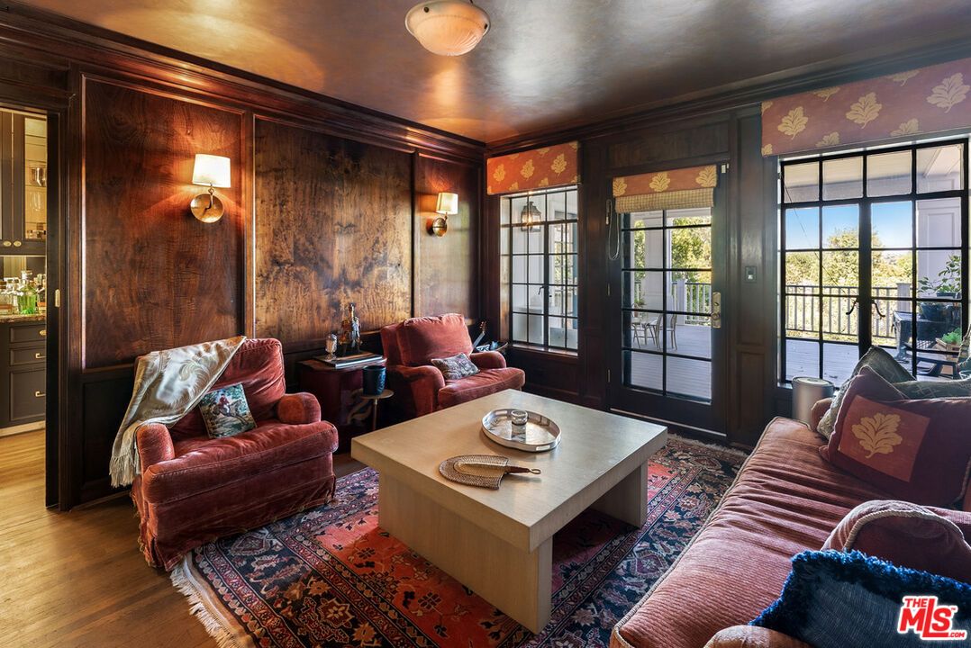 Interior, Living room, Wood Texture Flooring, Wooden Walls