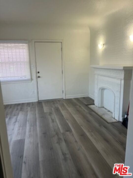 Empty room, Fireplace, Interior, Wood Texture Flooring