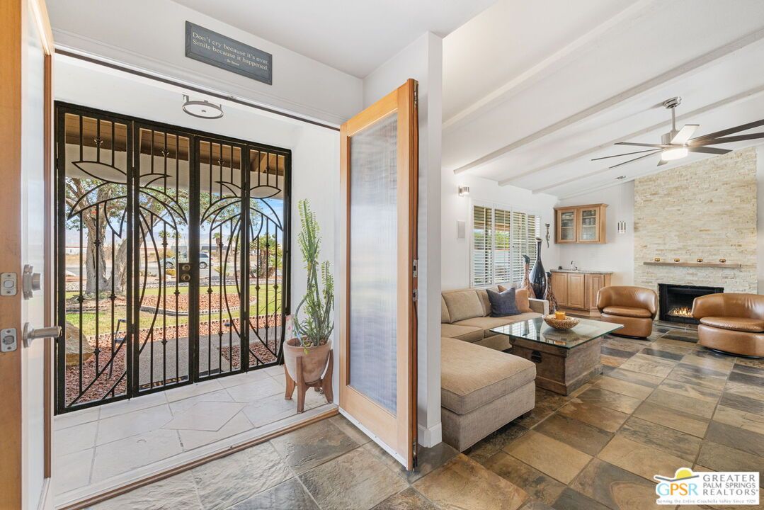 Fireplace, Interior, Living room, Stone Walls