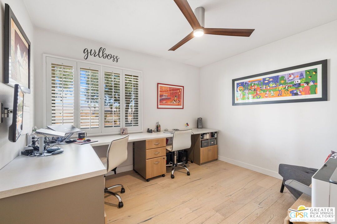 Home Office, Interior, Wood Texture Flooring
