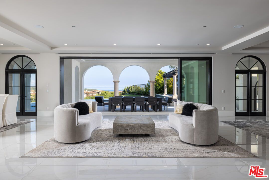 Interior, Living room, Marble, Recessed Lighting, Water