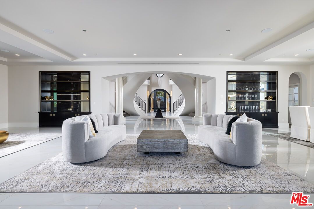 Interior, Living room, Marble, Recessed Lighting