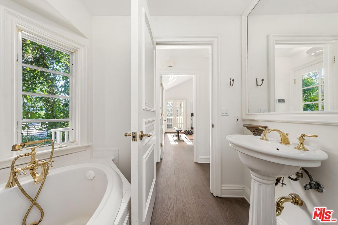 Bathroom, Interior, Wood Texture Flooring